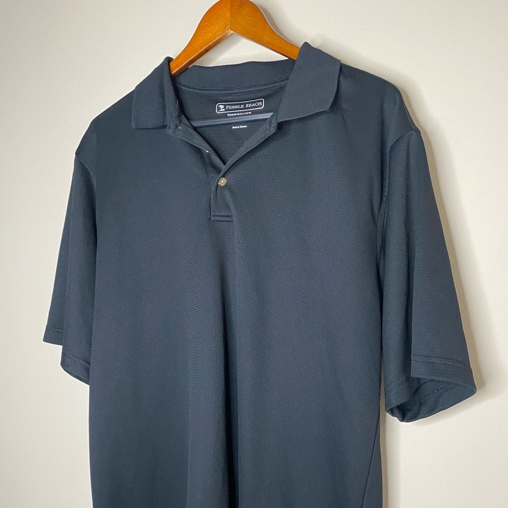Pebble Beach Men’s Performance Golf Polo Shirt